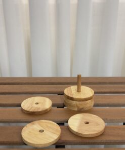 استند و زیرلیوانی چوبی