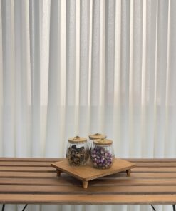 رایزر پایه دار مستطیل چوبی