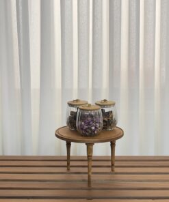 رایزر پایه دار گرد چوبی